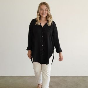 CJLA Black Cohen Button-Down